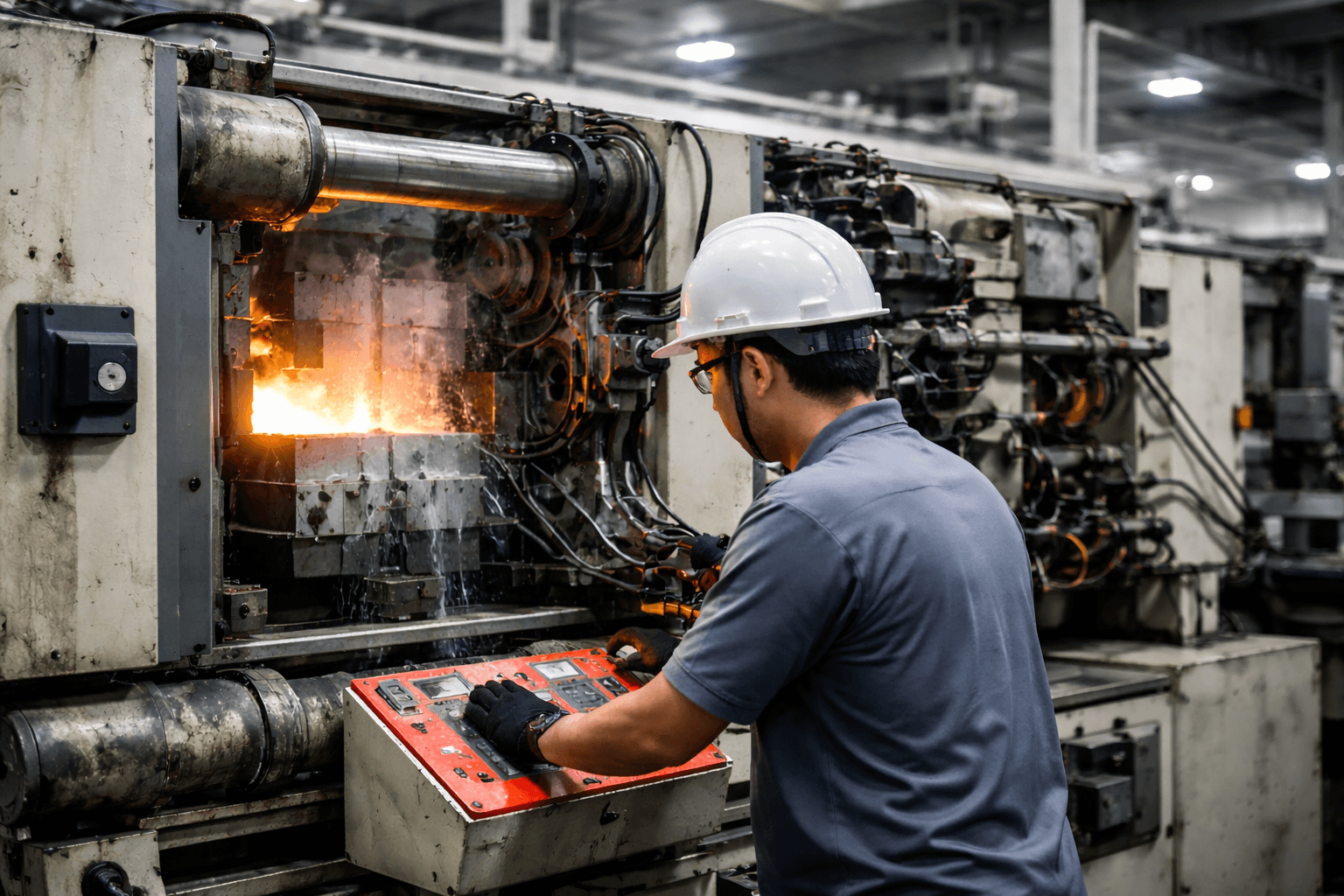 Aluminium pressure die casting machine at Metalcraft Industries